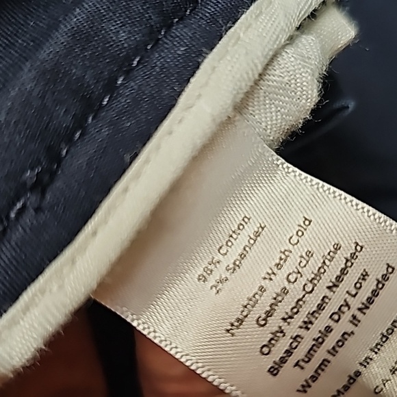 Talbots Perfect Skimmer Pant Navy Sz 10 Excellent - Picture 9 of 12